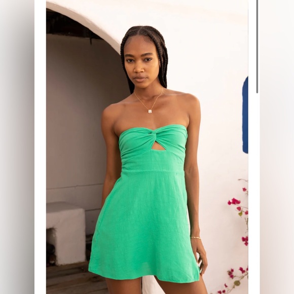 Blanco by Nature Zoey Strapless Mini Dress. - Picture 1 of 9